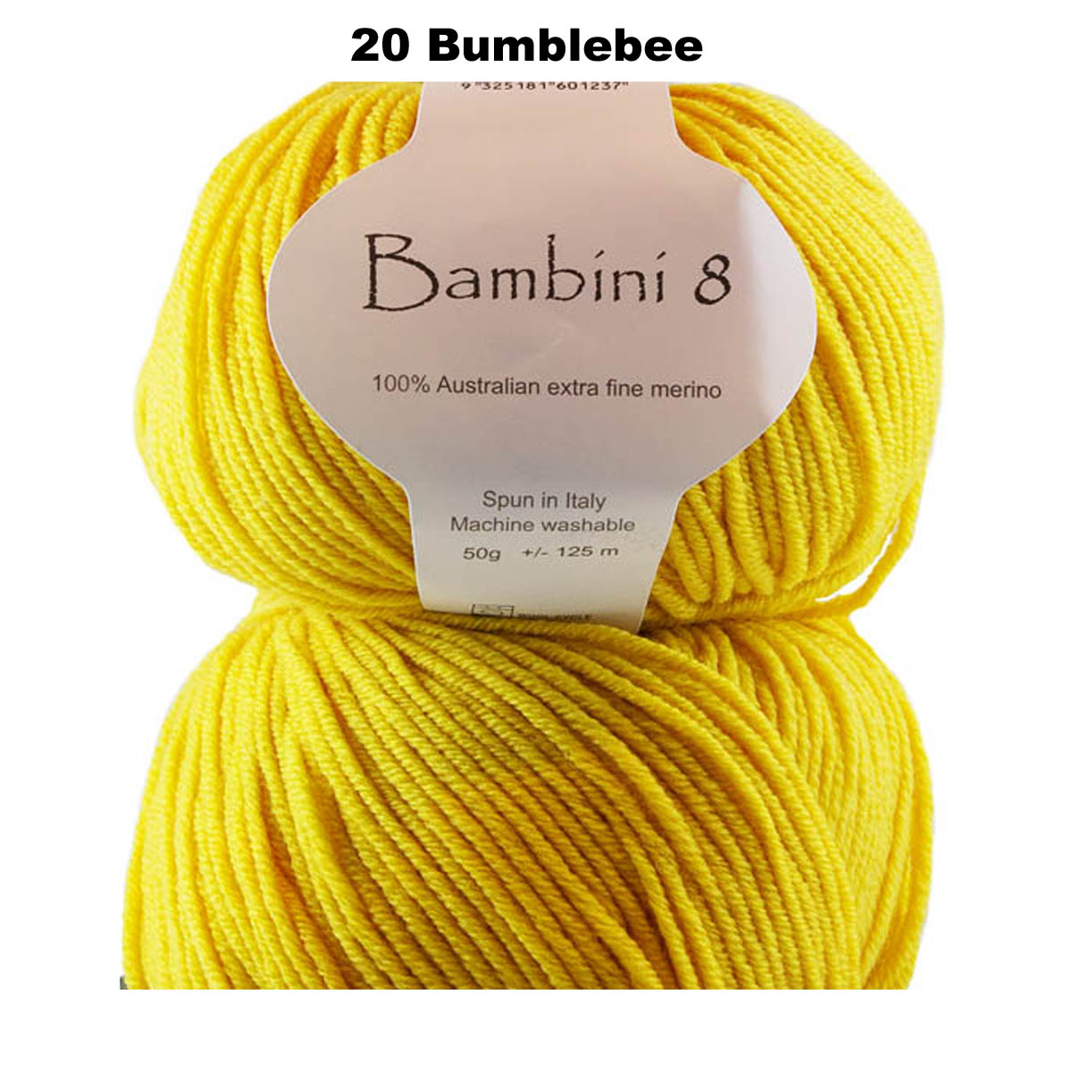 BAMBINI 8 - 8ply/DK/Lt Worsted 100% Australian Merino 50g/115m CHOOSE COLOUR