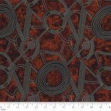 BUSH PLUM 2 RED by Aboriginal Artist GRACIE MORTON