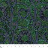 BUSH PLUM 2 EMERALD by Aboriginal Artist GRACIE MORTON