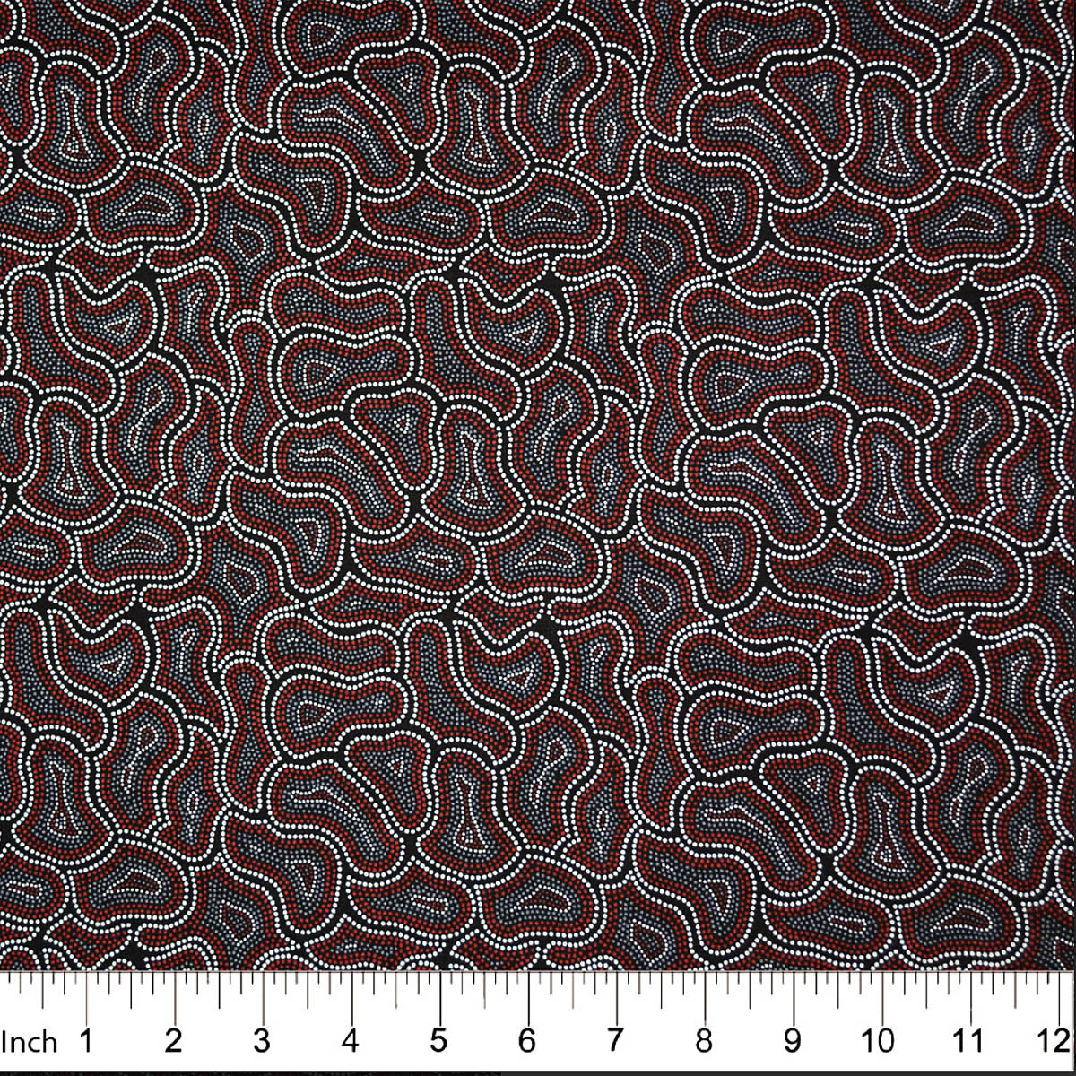 BUSH SEEDS BLACK by Aboriginal Artist CINDY WALLACE