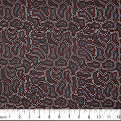 BUSH SEEDS BLACK by Aboriginal Artist CINDY WALLACE