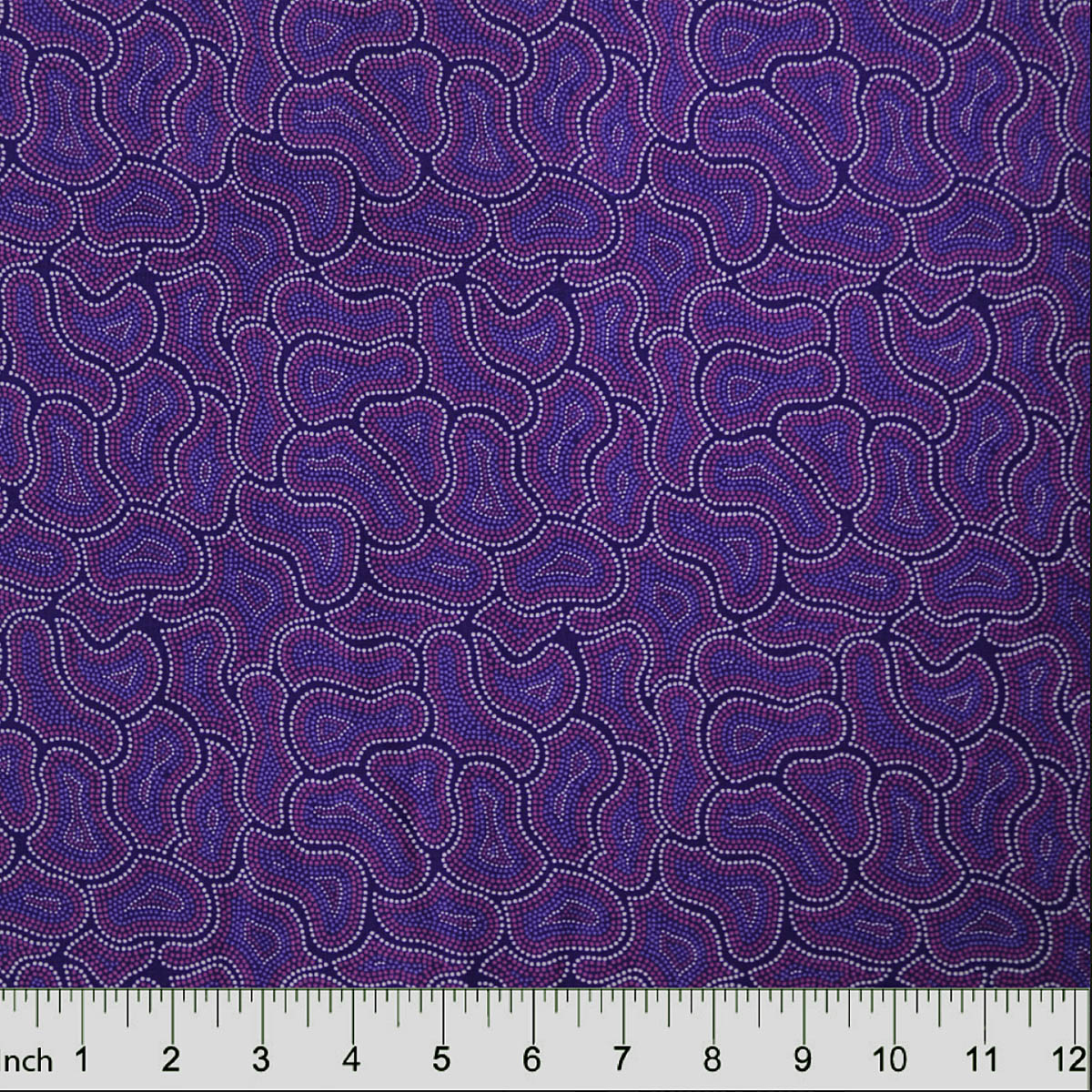 BUSH SEEDS PURPLE by Aboriginal Artist CINDY WALLACE