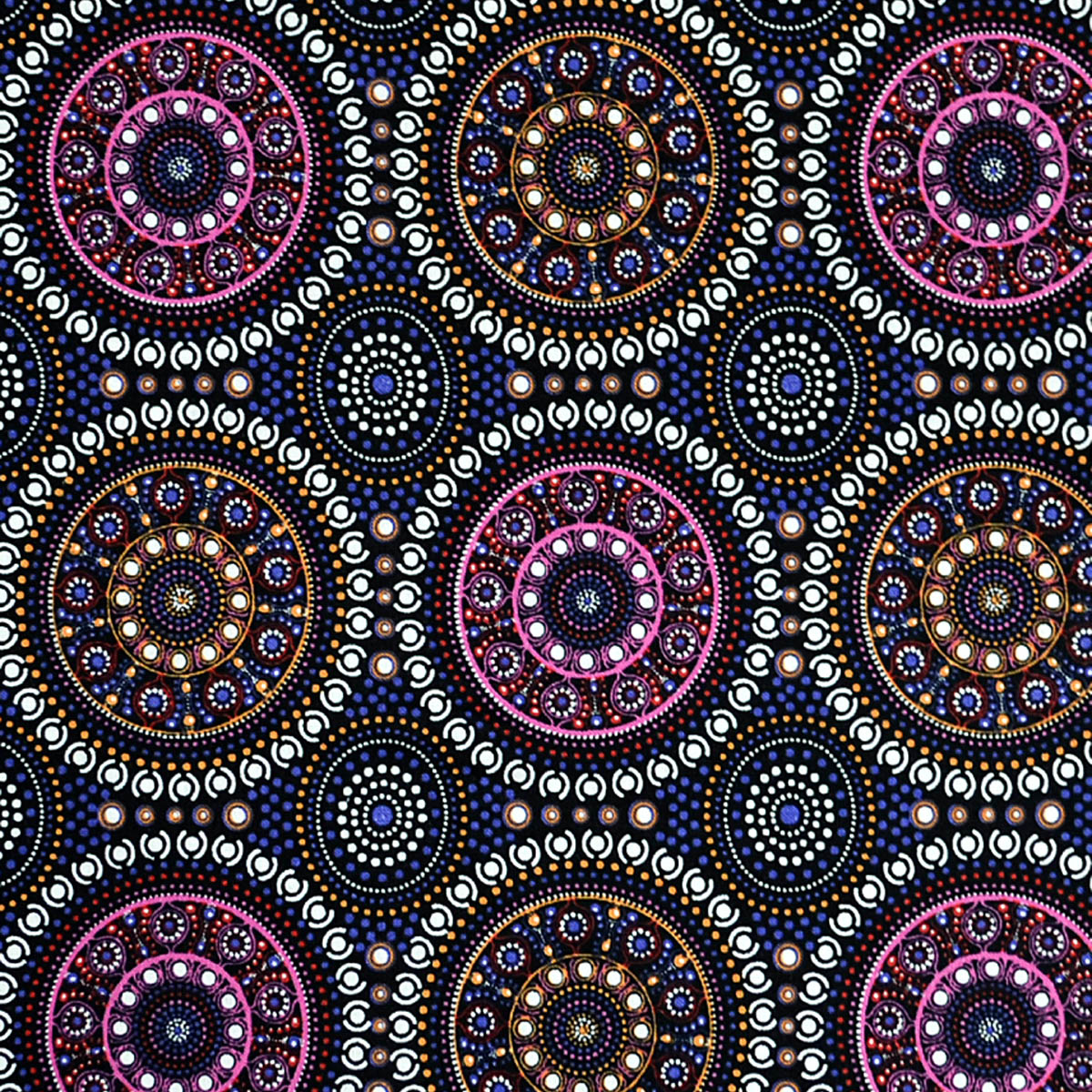 BUSH BERRY PURPLE by Aboriginal Artist MARLENE DOOLAN