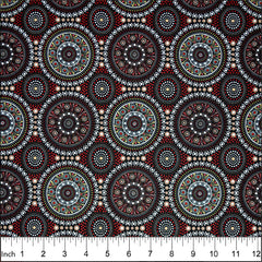 BUSH BERRY RED by Aboriginal Artist MARLENE DOOLAN