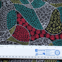 BUSH COCONUT DREAMING RED by Aboriginal Artist AUDREY NAPANANGKA