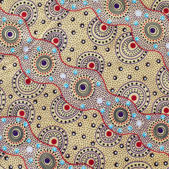 BUSH DREAMINGS OF UTOPIA YELLOW by Tanya Price