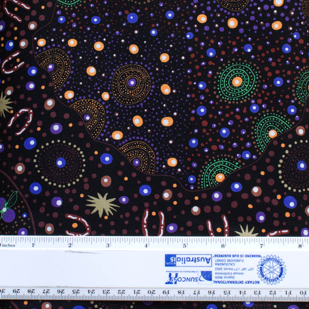 BUSH FOOD DREAMING BLACK - by Tanya Price Nangala