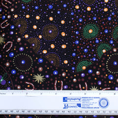 BUSH FOOD DREAMING BLACK - by Tanya Price Nangala