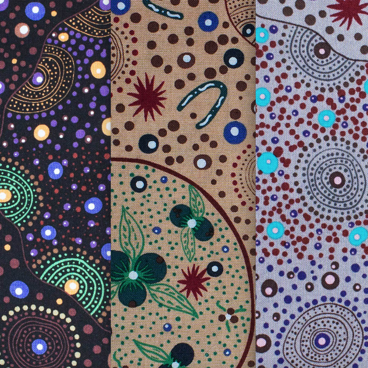 BUSH FOOD DREAMING ECRU - by Tanya Price Nangala