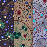 BUSH FOOD DREAMING BLACK - by Tanya Price Nangala