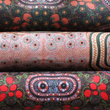 BUSH FOOD GREEN by Aboriginal Artist CINDY WALLACE