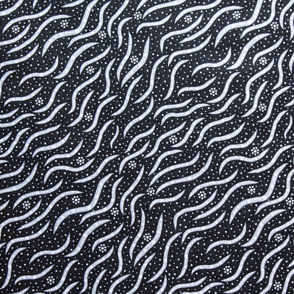 BUSH MEDICINE 2 BLACK by Aboriginal Artist Narelle Kitson