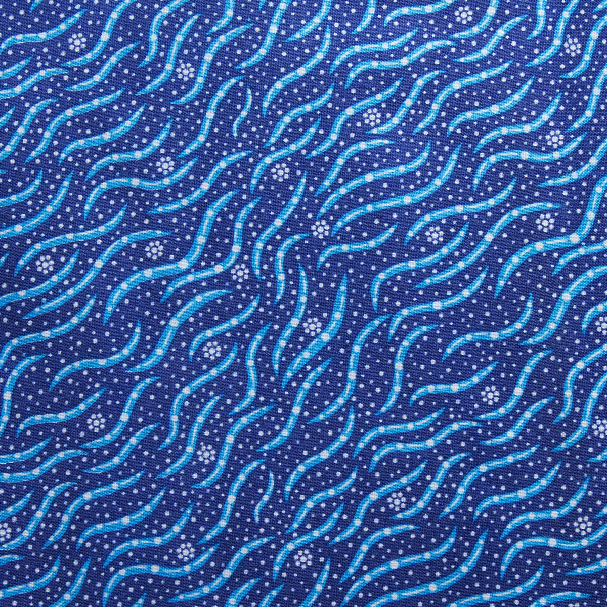 BUSH MEDICINE 2 BLUE by Aboriginal Artist Narelle Kitson