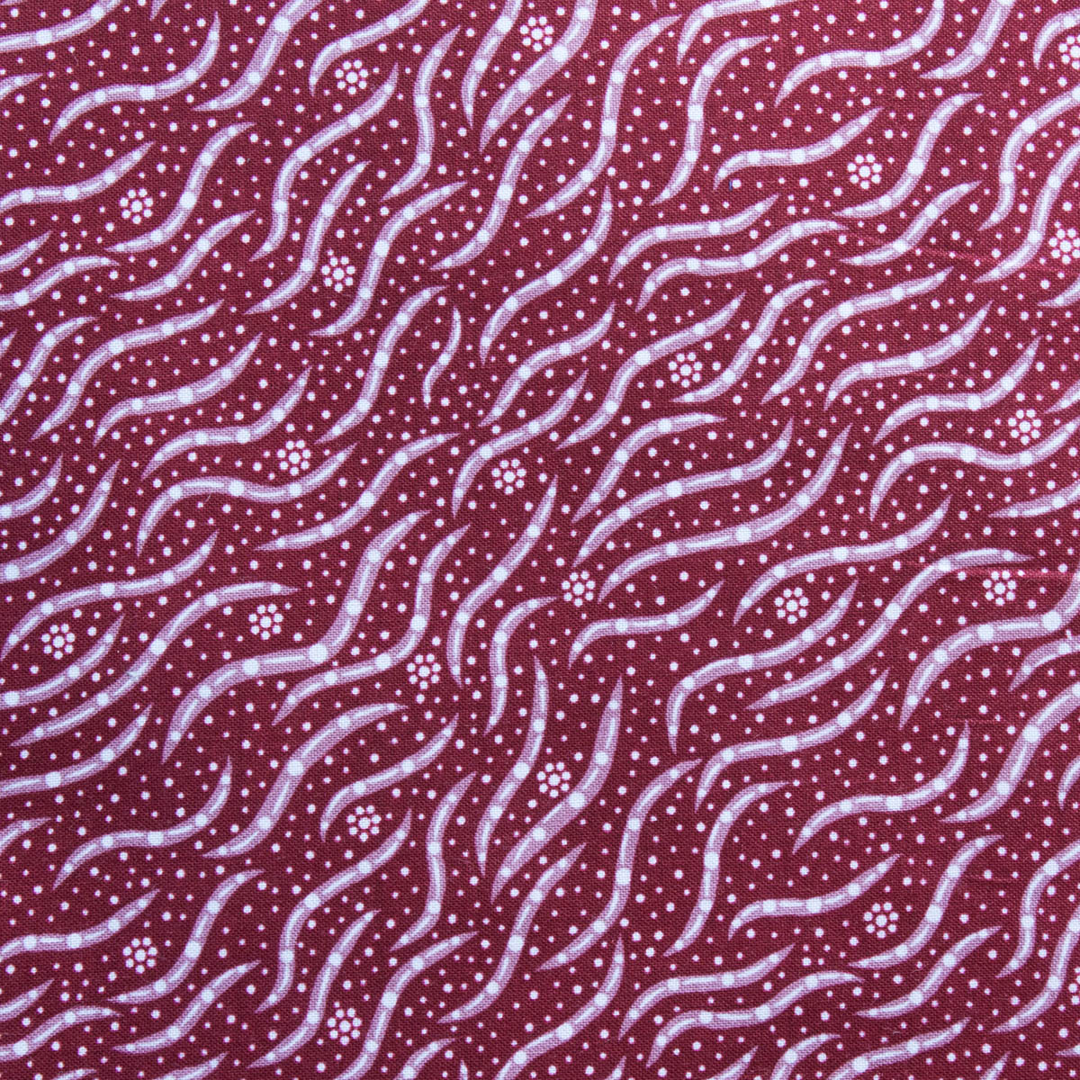 BUSH MEDICINE 2 REDDISH BROWN by Aboriginal Artist Narelle Kitson