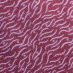 BUSH MEDICINE 2 REDDISH BROWN by Aboriginal Artist Narelle Kitson
