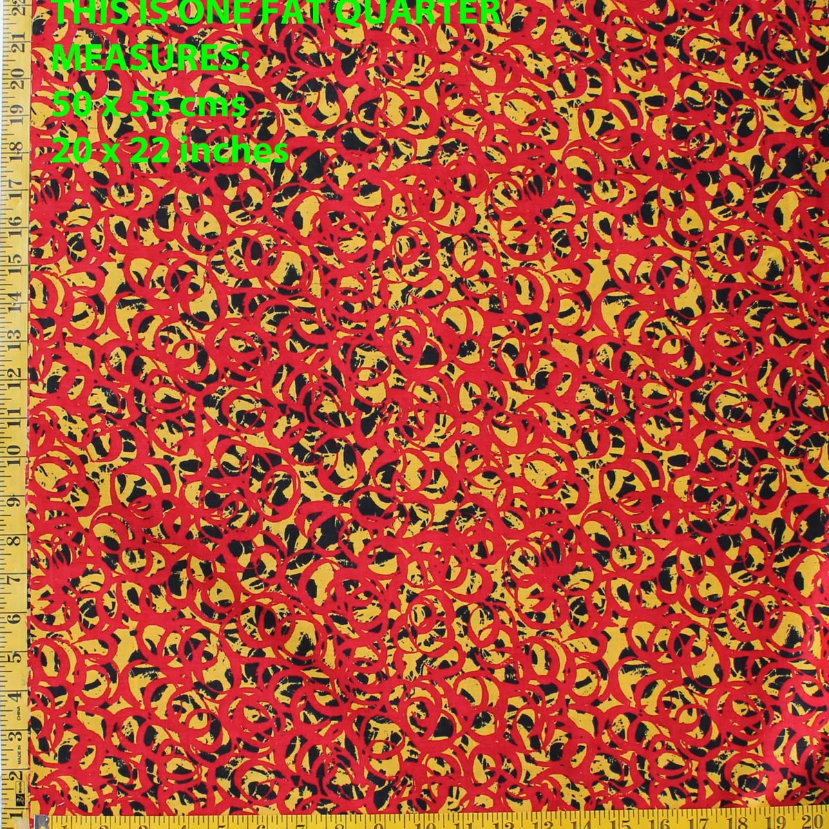 BUSH  MEDICINE RED by Australian Aboriginal Artist GRACIE MORTON