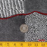 BUSH ONION DREAMING BLACK  by Aboriginal Artist JANE HUDSON