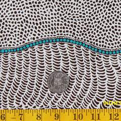 BUSH ONION DREAMING BROWN  by Aboriginal Artist JANE HUDSON