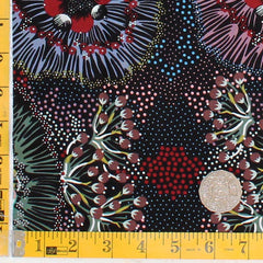 BUSH PLUM BLACK by Australian Aboriginal Artist Polly Naparulla Wheeler