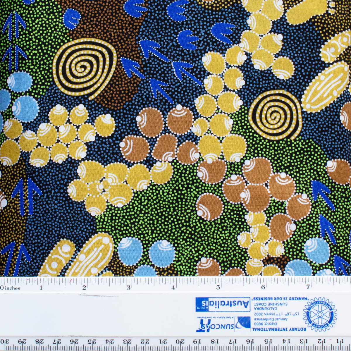 BUSH PLUM DREAMING GOLD - by Juliette Nakamarra Morris