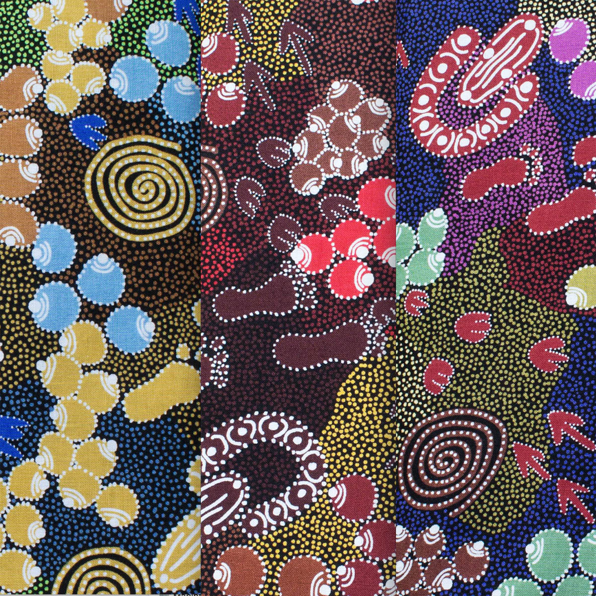 BUSH PLUM DREAMING GOLD - by Juliette Nakamarra Morris