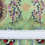 BUSH PLUM GREEN by Australian Aboriginal Artist Polly Naparulla Wheeler