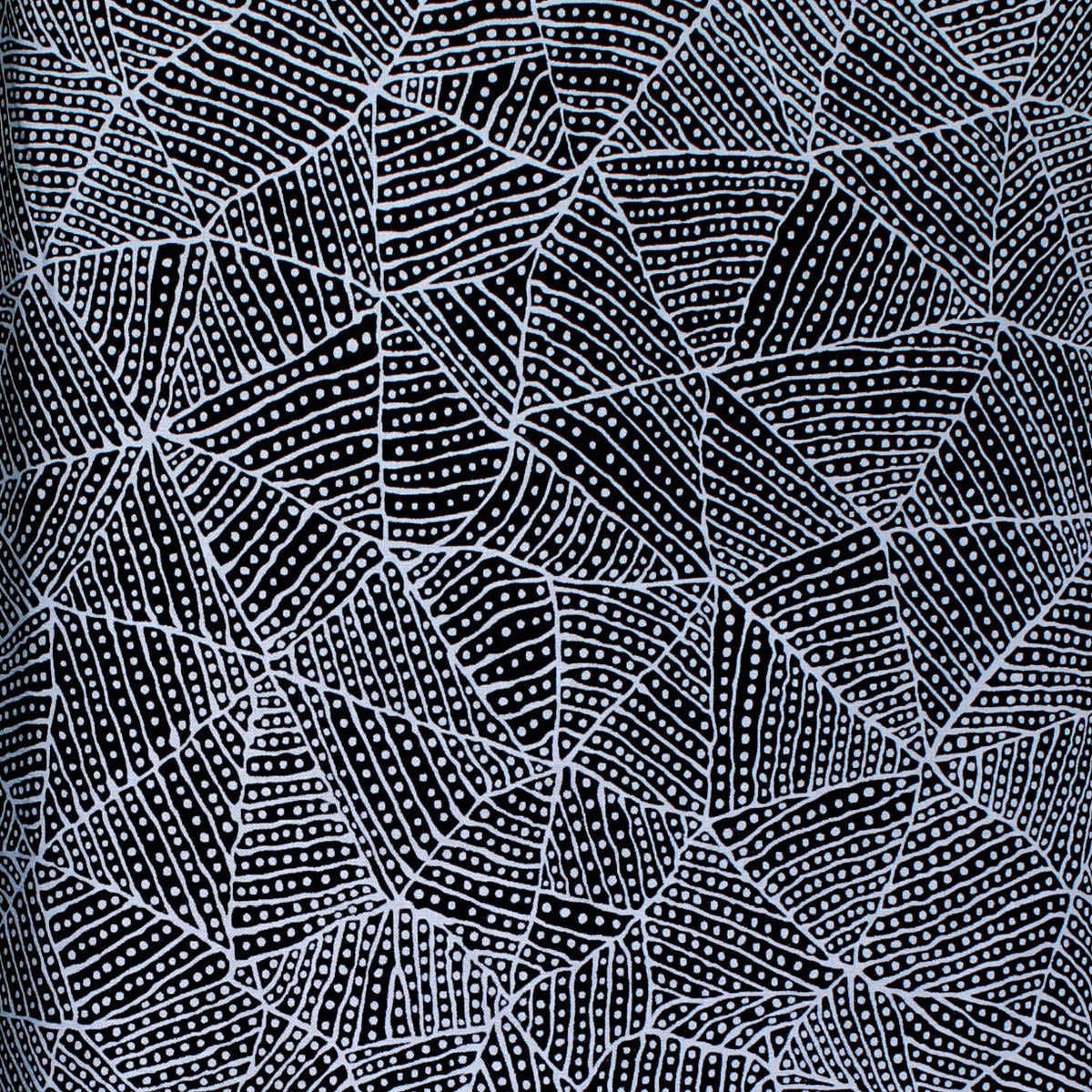 BUSH PLUM & WATERHOLE BLACK by Aboriginal Artist JUNE BIRD