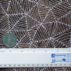 BUSH PLUM & WATERHOLE GOLD by Aboriginal Artist JUNE BIRD