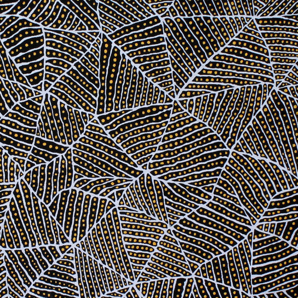 BUSH PLUM & WATERHOLE GOLD by Aboriginal Artist JUNE BIRD