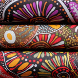 BUSH TUCKER AFTER RAIN GREEN by Aboriginal Artist MARLENE DOOLAN