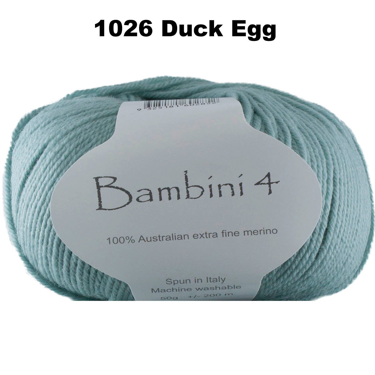 BAMBINI 4 -100% Australian Wool 4ply/Sport - 50g / 200m  CHOOSE COLOUR