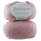 BAMBINI 8 - 8ply/DK/Lt Worsted 100% Australian Merino 50g/115m CHOOSE COLOUR