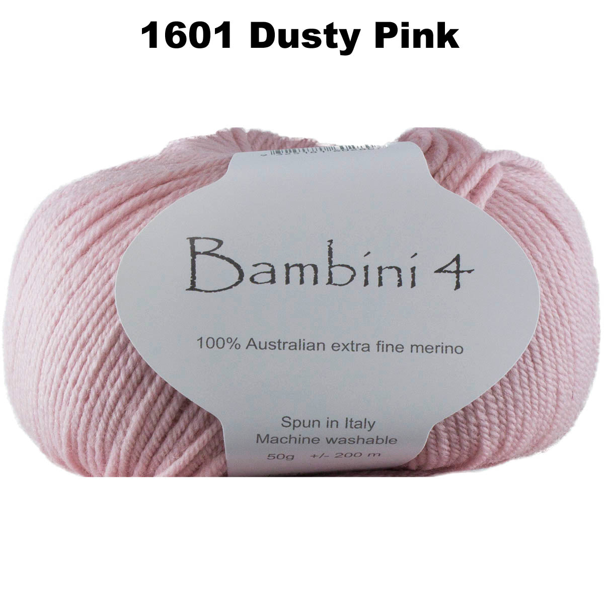 BAMBINI 4 -100% Australian Wool 4ply/Sport - 50g / 200m  CHOOSE COLOUR