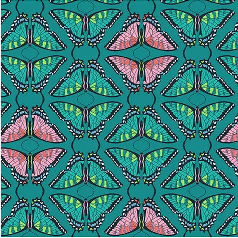 A/ Flora & Fauna BUTTERFLY TEAL