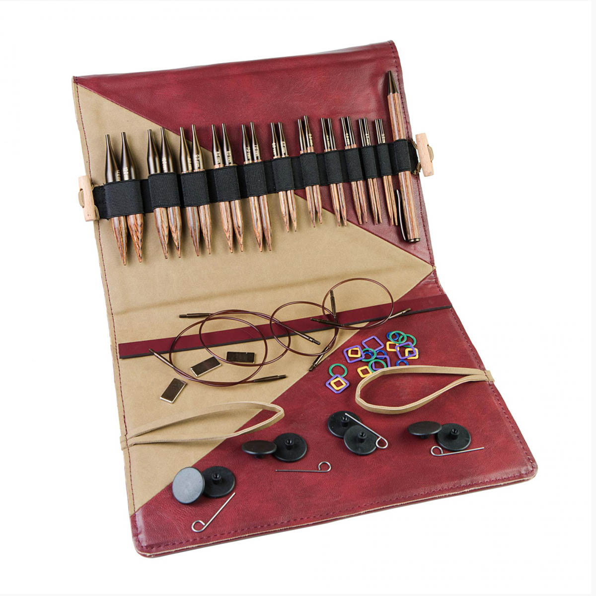 KnitPro (31282) GINGER DELUXE Special Limited Edition IC Knitting Needle Set of 11 Pairs+Case+Extras