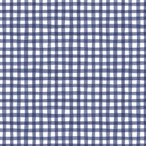 PB/ Homemade Happiness 100% Cotton - Checks Blue