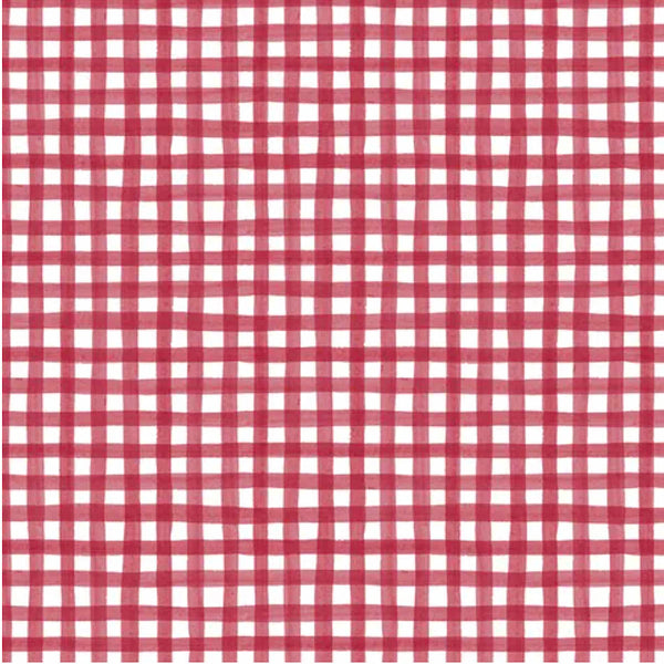 PB/ Homemade Happiness 100% Cotton - Checks Red
