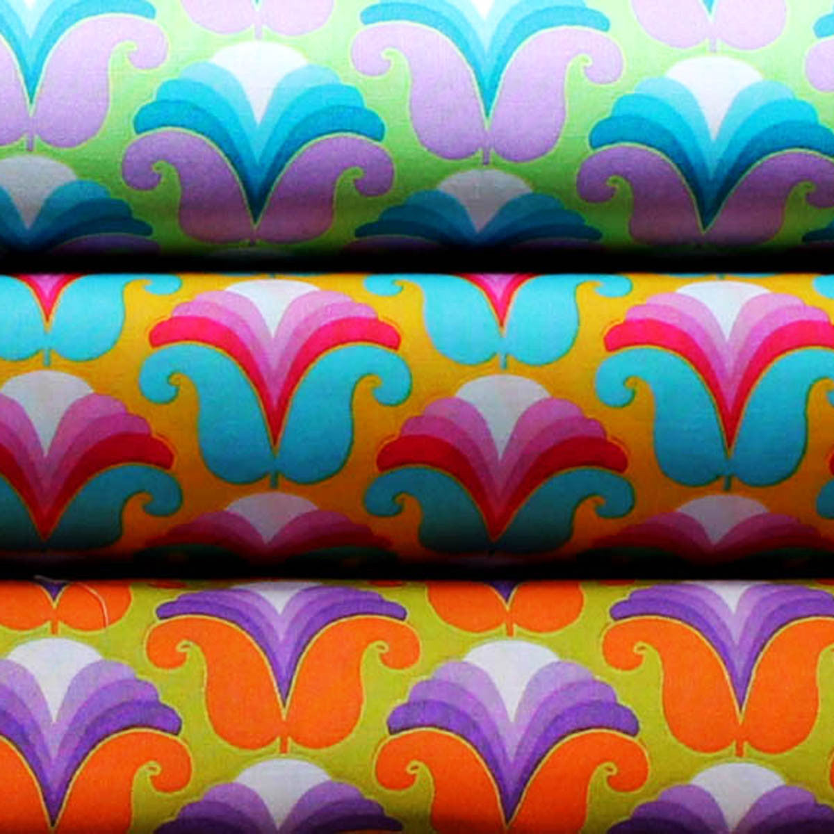 EB/SS CHLOE PINK/AQUA - 60's Scrapbag