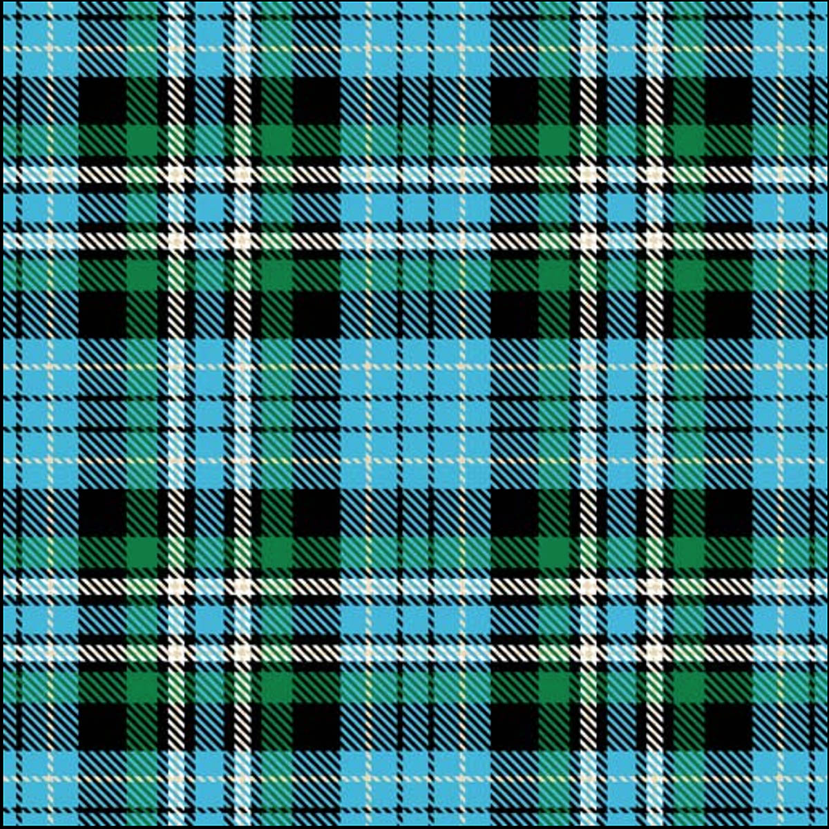 KK/CO BLUE TARTAN - Christmas in Oz Collection by K&K