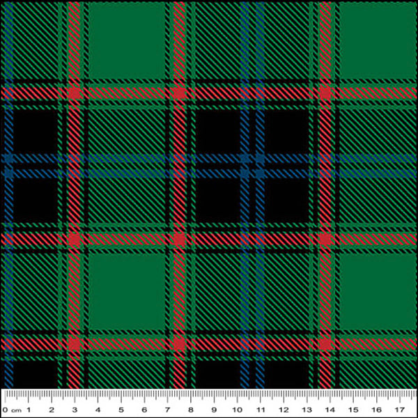 KK/CO GREEN TARTAN - Christmas in Oz Collection by K&K