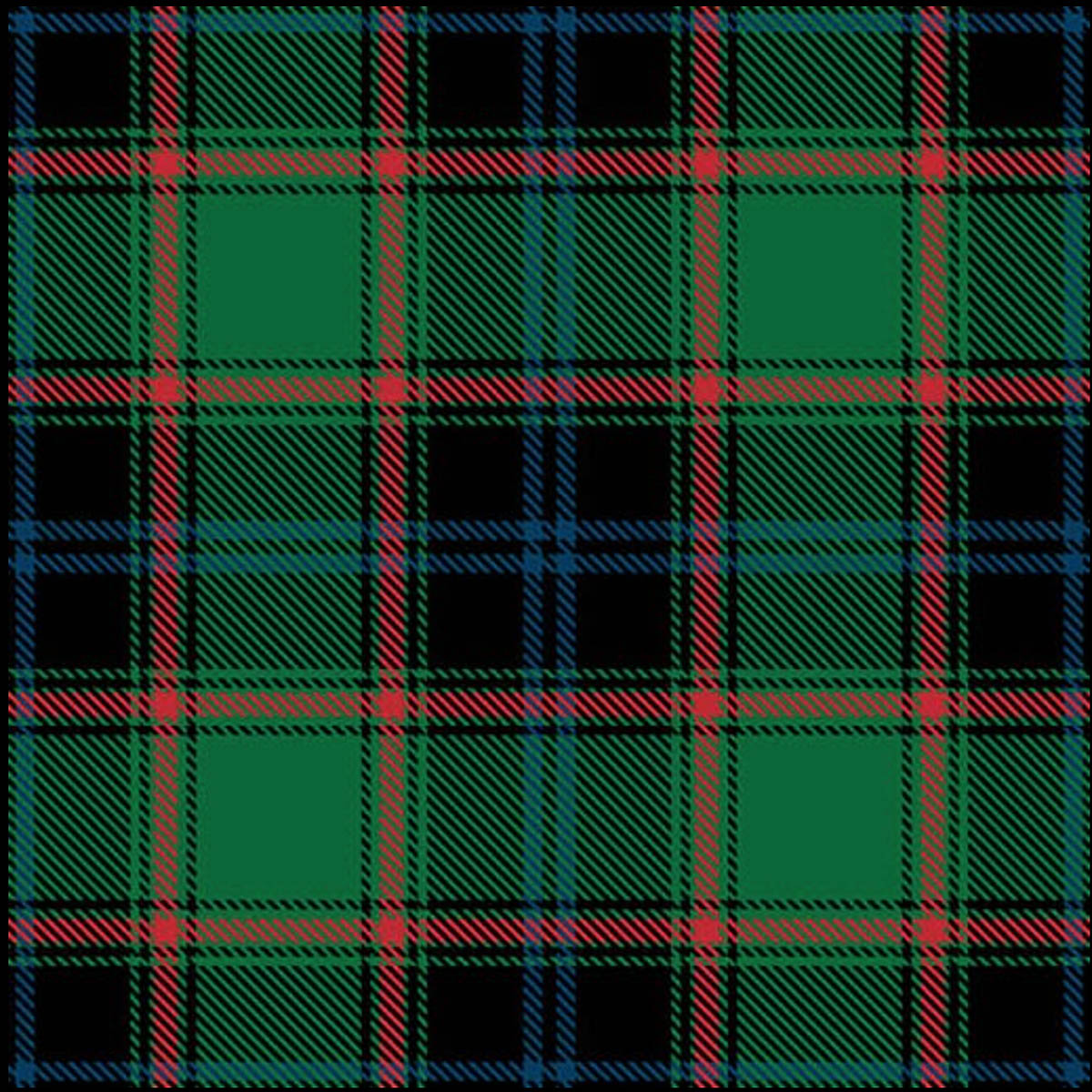 KK/CO GREEN TARTAN - Christmas in Oz Collection by K&K