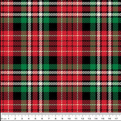 KK/CO RED TARTAN - Christmas in Oz Collection by K&K