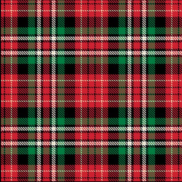 KK/CO RED TARTAN - Christmas in Oz Collection by K&K