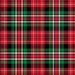 KK/CO RED TARTAN - Christmas in Oz Collection by K&K
