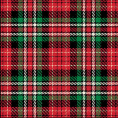KK/CO RED TARTAN - Christmas in Oz Collection by K&K
