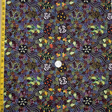 CORROBOREE BLACK by Australian Aboriginal Artist  DONNA MC NAMARA