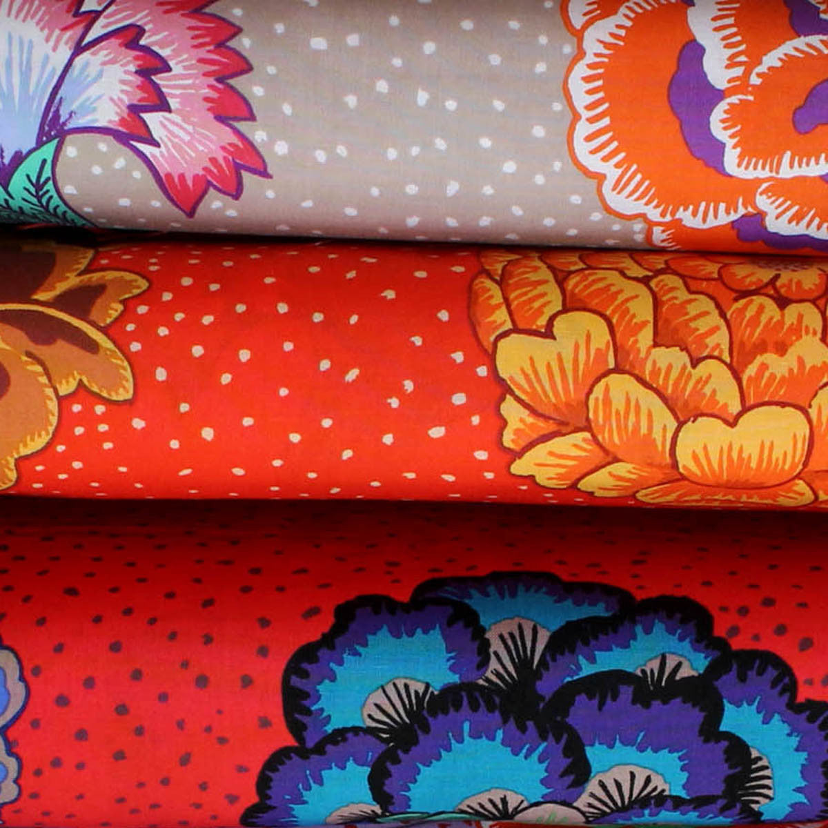 KF/ CORSAGE ORANGE - Kaffe Fassett