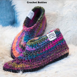 Botties SLIPPER SOLE & INSOLE SET including Choice of Patterns to Knit, Crochet or Sew)