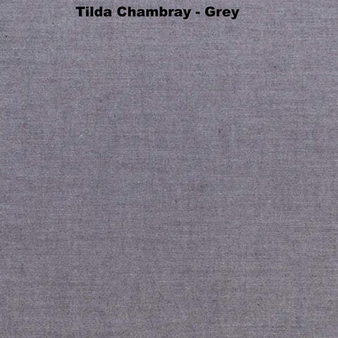 Tilda Chambray - Grey #160006
