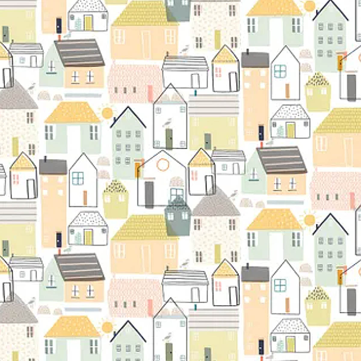 D/COAST -  BEACH HOUSES -  by Devonstone (Australia)- 100% Cotton